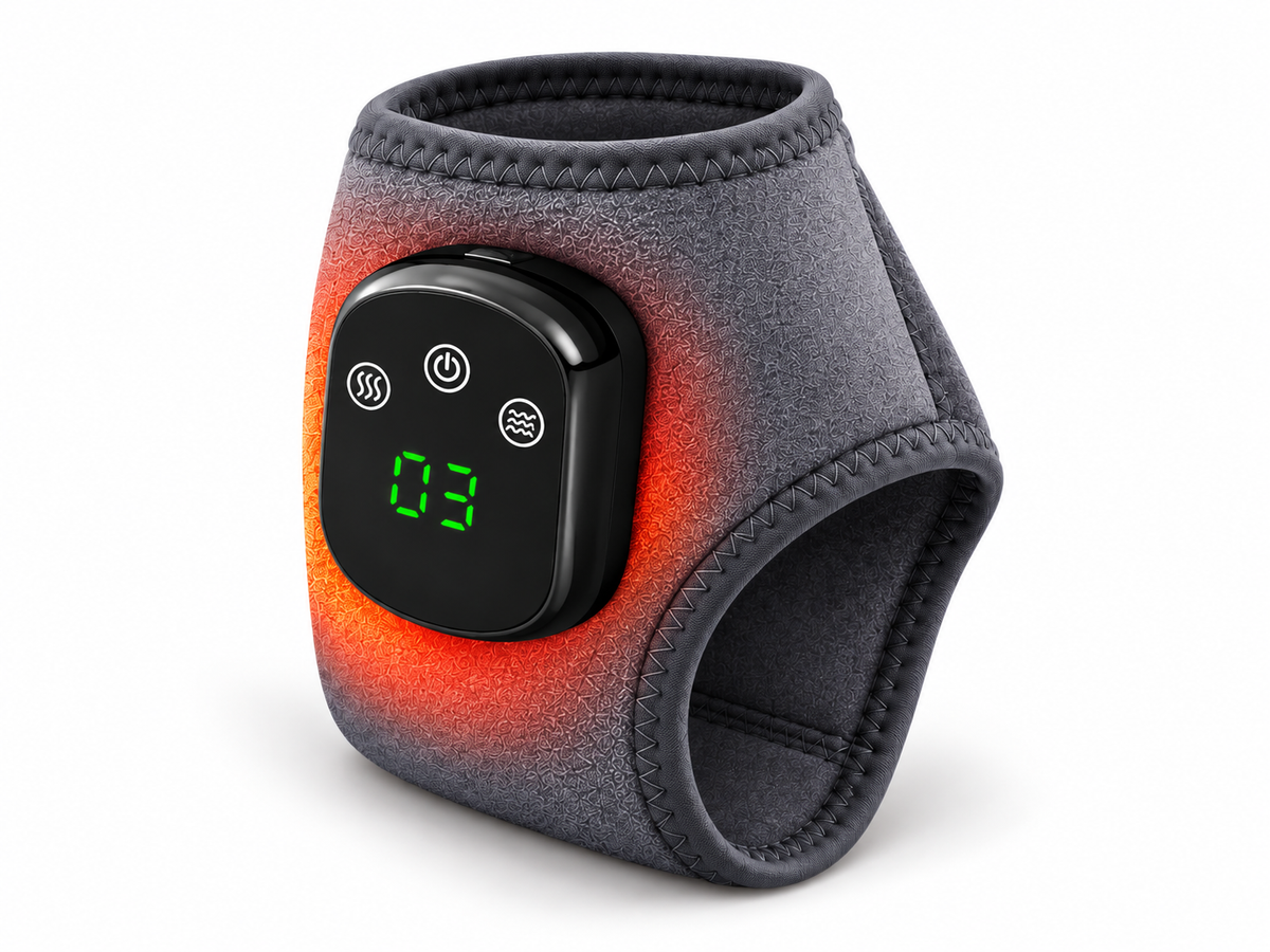Healvo HeatPulse™ — opaska grzewczo-masująca z panelem sterowania